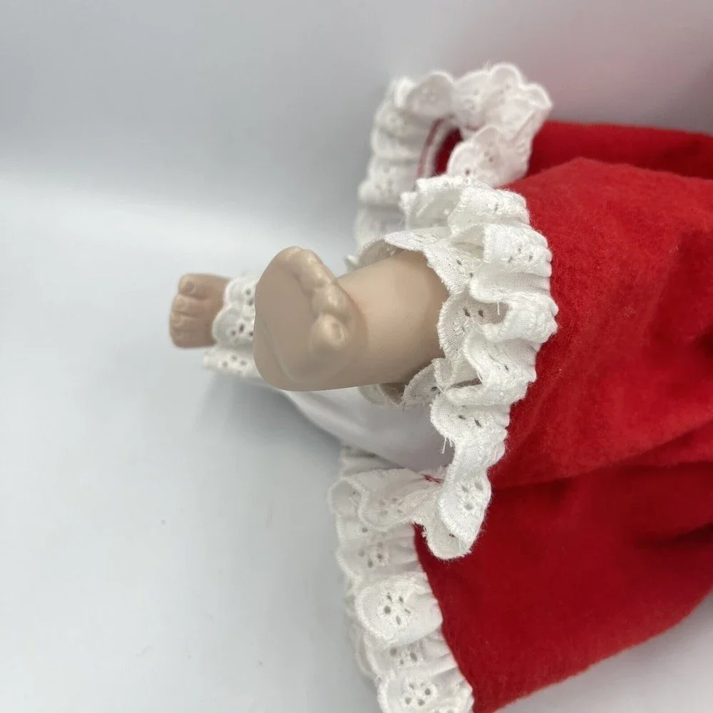 The Danbury Mint Porcelain Doll Waiting for Santa by Elaine Campbell Perfect!
